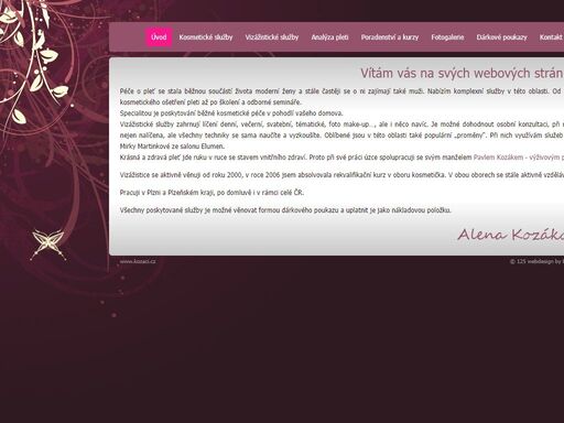 alena kozáková - kosmetické a vizážistické poradenství