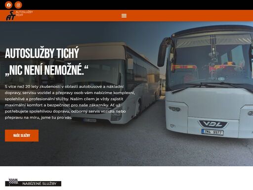 autoslužby tichý (servis automobilů, přeprava osob, autodoprava)