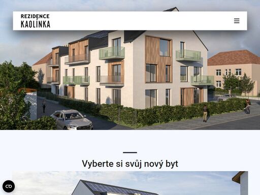 bytový dům rezidence kaolinka je moderní rezidence pro patnáct bytových jednotek