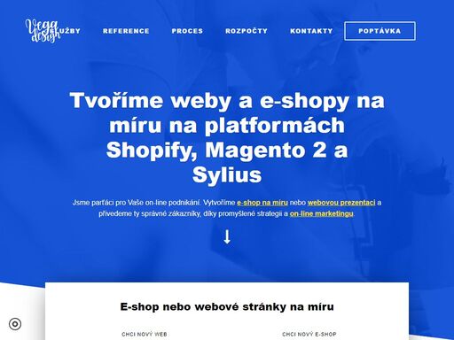 vývoj eshopů na míru na platformě magento 2 a shopify. napojení na účetní systémy, implementace designu a správa komplexních ecommerce řešení.