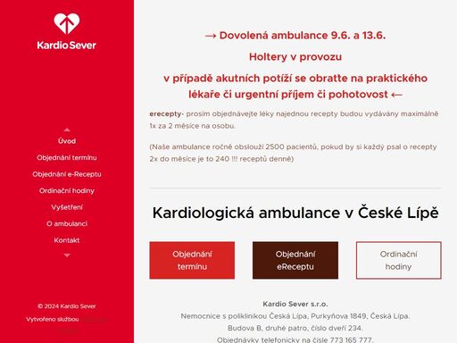 kardio sever je kardiologická ambulance v české lípě