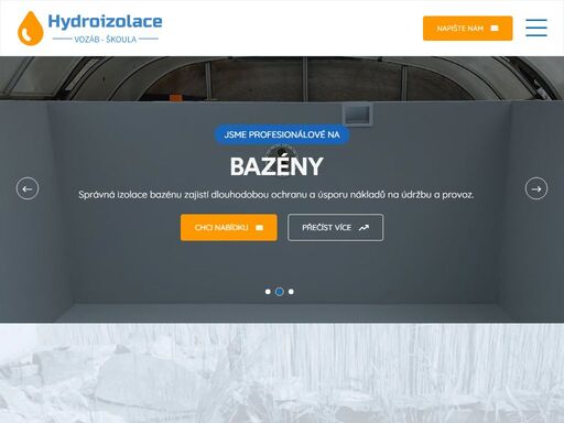 dokážeme zaizolovat domy, garáže, jezírka, bazény, střechy případně opravit stávající izolaci.
