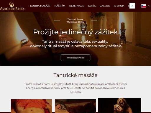 tantra studio mystique relax v centru liberce. skutečné tantra masáže jak pro nováčky, kteří chtějí poprvé vstoupit do tantrického světa, tak pro pokročilé tantriky.