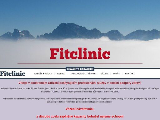 poskytujeme služby zaměřené na rehabilitaci, fyzioterapii, celostní podporu zdraví a pozitivní motivaci vedoucí k trvalé změně životního stylu.