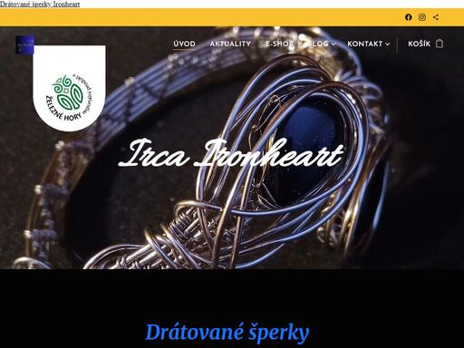 ironheart - drátované šperky