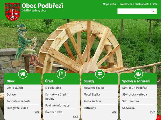 oficiální web obce podbřezí