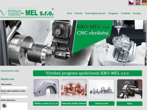 naše společnost působí v oboru strojírenství od roku 1998. zabýváme se především třískovým obráběním materiálů dle specifikací zákazníka. od roku 2001 jsme zahájili spolupráci na projektech v oblastiobrábění odlitků z al slitin, zn slitin a ocelí.výr