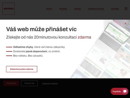 tvoříme moderní profesionální weby a e-shopy s kompletním servisem online marketingových aktivit - seo, ppc reklamy, správy sociálních sítí i copywritingu.