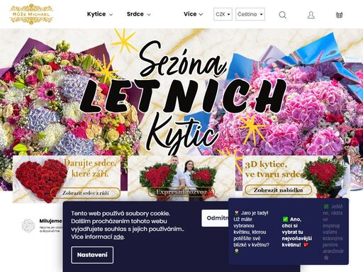 luxusní růže a čerstvé květiny s doručením po čr. objednejte online krásné kytice na míru z prahy 6!