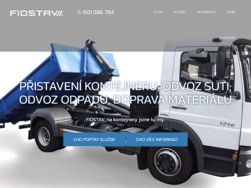 kontejnery pardubice. přistavení, odvoz a likvidace odpadu. dovoz stavebního materiálu. spolehlivost, flexibilita, cenová dostupnost, to je fidstav