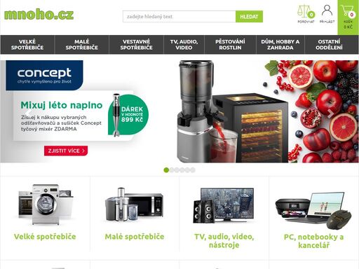 mnoho elektroniky za mnohem nižší ceny