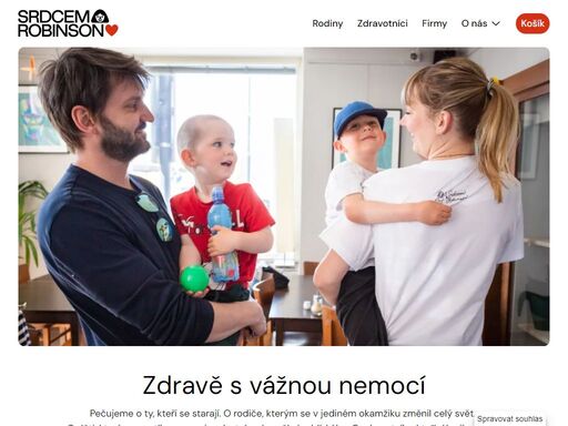 srdcem robinson je nezisková organizace, ve které pečujeme o psychickou stabilitu rodičů a zdravotníků, kteří se starají o vážně nemocné děti.