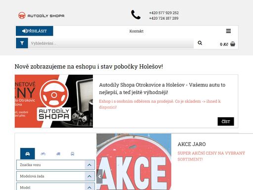 online prodej autodílů autodíly