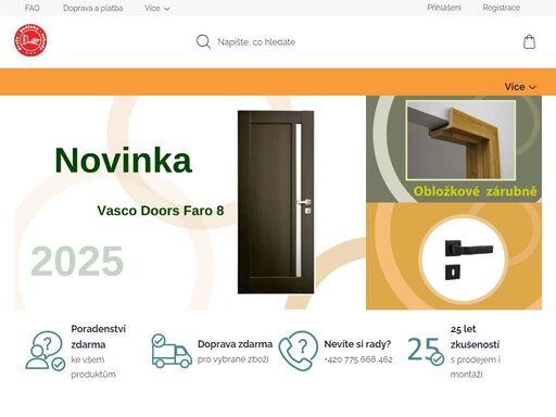 vítejte v našem e-shopu dveře-podlahy-schody. jsme ryze rodinná firma s více jak 25letou praxí v oboru, která se zabývá především dodávkami těchto výrobků:
interierových dveří včetně obložek, bytových vstupních dveří bez i včetně zárubní, celoskleněných výrobků, jako jsou celoskleněné dveře, celoskleněné stěny,…