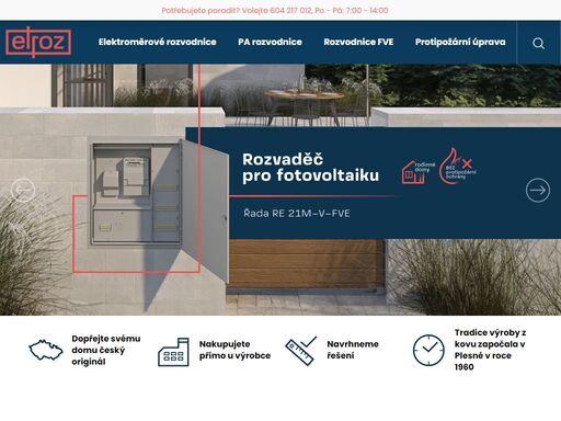 kvalita vede k bezpečí..  
všeobecné informace k výrobkům




oceloplechové skříně povrchově upravené kvalitní práškovou polyesterovou vypalovací barvou, standardní odstín ral 9003 (bílá) – struktura
zapuštěné do zdiva, nebo určené na povrch







osazené kvalitními přístroji v souladu s platnými…