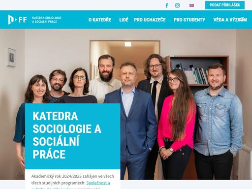 zajímají vás proměny společnosti a moderní způsoby jejího zkoumání pomocí kvalitativních a kvantitativních metod nebo studium sociální práce?