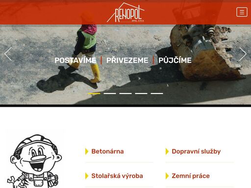 jsme stavební firma z jablunkova s dlouholetou historií. nově provozujeme betonárny v jablunkově a návsí. postavíme / přivezeme / půjčíme, renopol - stavební firma a betonárna