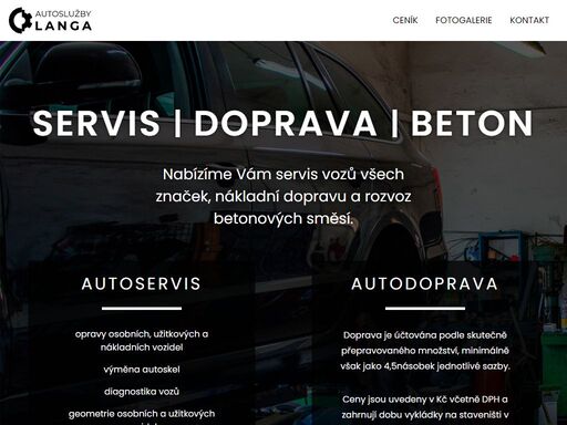nabízíme vám v bohumíně servis vozů všech značek, nákladní dopravu a rozvoz betonových směsí.