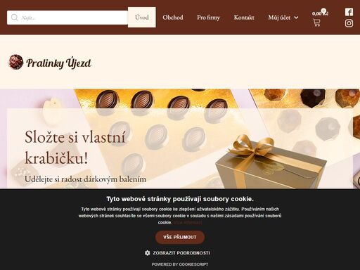 prodáváme různé druhy těch nejlepších, ručně vyráběných, belgických pralinek. podívejte se do našeho obchodu, kupte si tabulku čokolády, čokoládovou figurku nebo pytlík pralinek dle vlastní chuti. můžete si složit i vlastní dárkové balení.