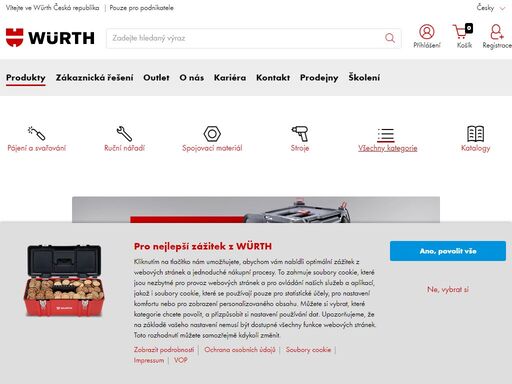 jsme specialisté na montážní a upevňovací materiály. dodáváme zboží zákazníkům z řad řemeslníků i průmyslových závodů v mnoha různých odvětvích. náš sortiment obsahuje přes 100 000 produktů které splňují naše vysoké nároky na kvalitu. patří mezi ně: šrouby, jejich příslušenství, hmoždinky, chemicko-technické produkty, kování pro nábytek a stavební kování, nářadí, stroje, instalační materiál, drobné díly pro automobily, jakož i zásobovací a odběrové systémy.