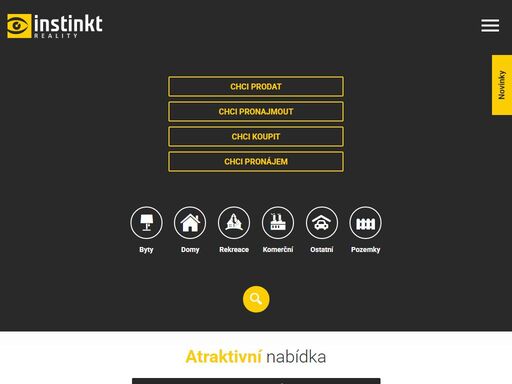 realitní kancelář instinkt reality s.r.o. poskytuje svým klientům veškerý servis spojený s prodejem, koupí či pronájmem rodinných domů, bytů a pozemků.