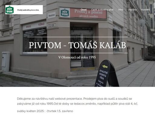 děkujeme za návštěvu naší webové prezentace. prodejem piva do sudů a soudků se zabýváme již od roku 1995.od té doby se ledacos změnilo, například půllitr piva stál 4,-kč.