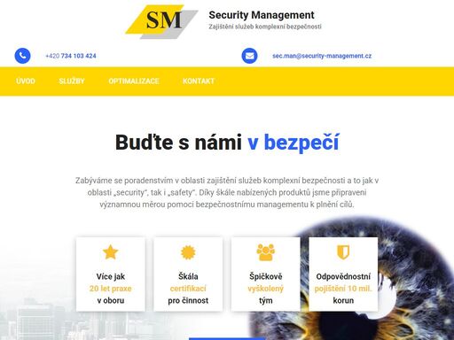 zabýváme se poradenstvím v oblasti zajištění služeb komplexní bezpečnosti a to jak v oblasti „security“, tak i „safety“. díky škále nabízených produktů jsme připraveni významnou měrou pomoci bezpečnostnímu managementu k plnění cílů.