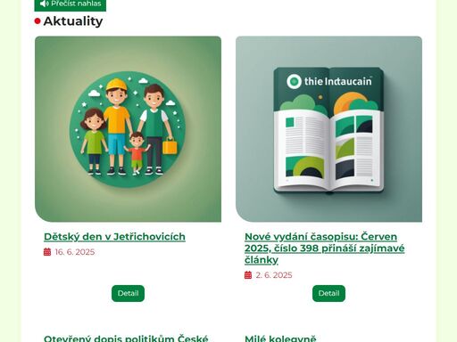 oficiální stránky obce jetřichovice