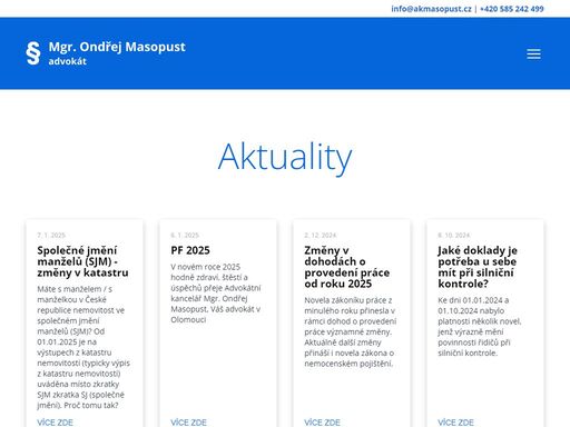 advokátní kancelář mgr. ondřej masopust