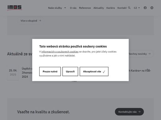 imos brno a.s., stavební společnost, generální dodavatel staveb, pozemní stavby, vodohospodářské stavby, dopravní stavby, infrastruktura imos brno a.s.