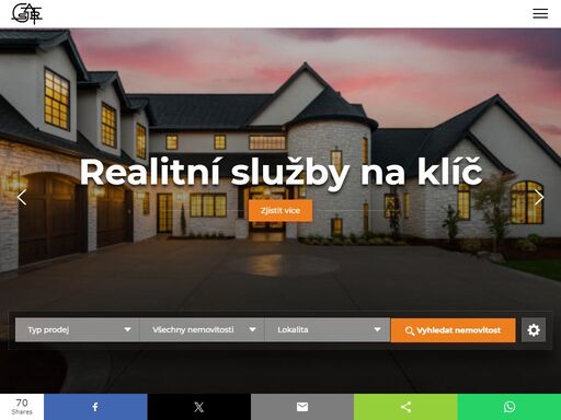 každý den stovky nových nemovitostí, reality. nemovitosti na prodej či pronájem v každém místě. přehledný katalog realit.