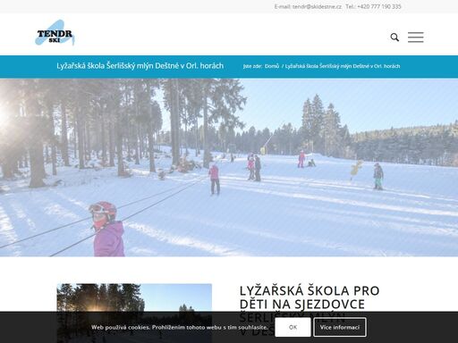 lyžařská škola deštné skiareálu šerlišský mlýn deštné v orlických horách – skidestne.cz.