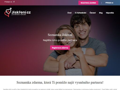 seznamka jiskření - největší česká online seznamka s více než 240 000 uživateli. ? prověření uživatelé ? bezpečné seznámení ? 100% zdarma
