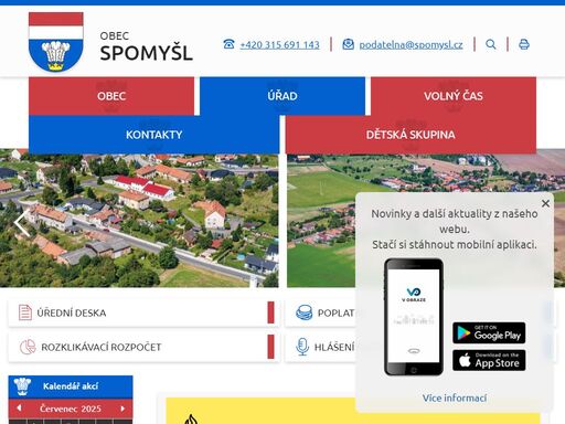 oficiální stránky obce
