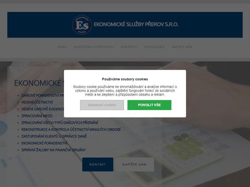 daňová a účetní kancelář, ekonomické služby, vedení účetnictví. finanční analýzy. ekonomické služby přerov s.r.o.