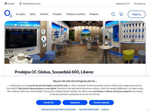 prodejna liberec - oc globus, sousedská 600. o2 služby, telefony, zařízení a příslušenství nebo profesionální podpora a spoustu dalšího, to nabízejí všechny naše značkové prodejny.