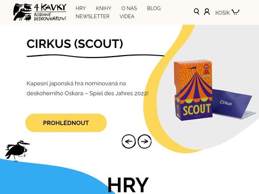 rodinné deskovkářství. proč 4 kavky? protože se jmenujeme kavkovi a jsme 4. nejdřív jsme vdechovali život polozapomenutým retrohrám, teď se věnujeme hlavně moderním deskovým hrám, které vznikly v tomto století. sejít se jako rodina u jednoho stolu nad prima deskovkou nám dává smysl. jsme experti na jednoduché, kratší…