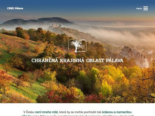 oficiální webové stránky chráněné krajinné oblasti pálava. chko pálava vznikla v roce 1976.