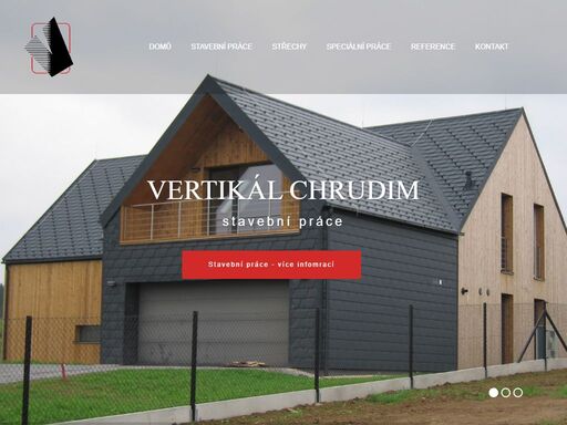 vertikál chrudim - stavební práce, střechy, speciální práce a celkové rekonstrukce