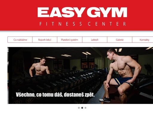 deafaultní popis stránek easy gym.