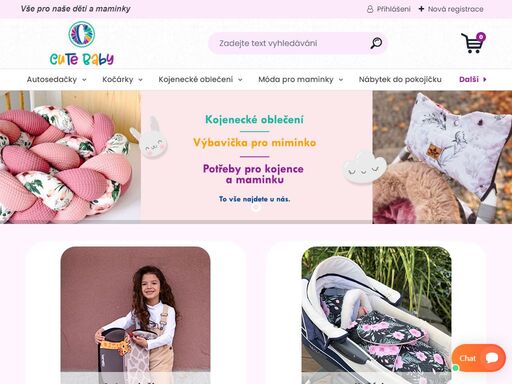 e-shop zaměřený na sortiment pro děti a maminky.