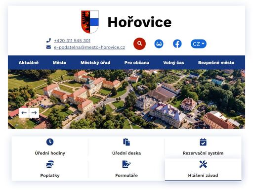 oficiální stránky města hořovice