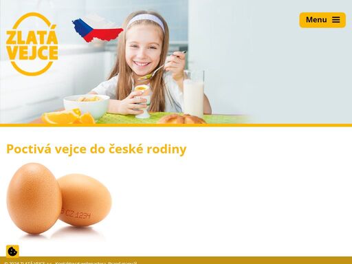 společnost zlatá vejce vznikla v roce 1996 a patří k největším výrobcům vajec v české republice. pod touto značkou dodávají přední čeští výrobci vejce do obchodních sítí v celé české republice.