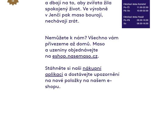 vepřové z přeštických vepříků, stařené a vyzrálé hovězí z českého strakatého skotu i uzeniny vlastní výroby. kupte si cokoliv domů nebo si to nechte ugrilovat na místě.