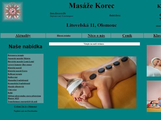 www.masazekorec.cz