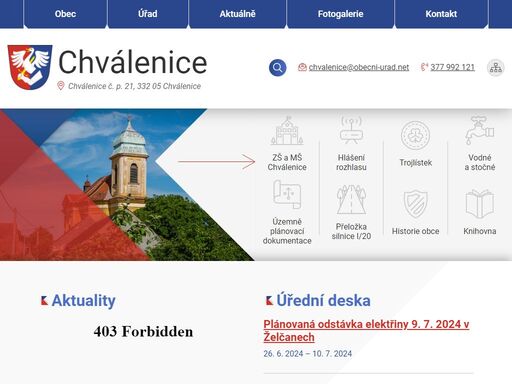 www.chvalenice.cz