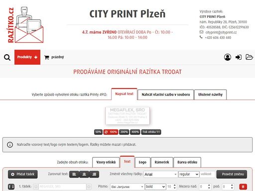 cityprint.razitko.cz