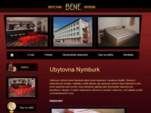 ubytovna - hotel bene nymburk nabízí ubytování, levné ubytování a dlouhodobé ubytování.