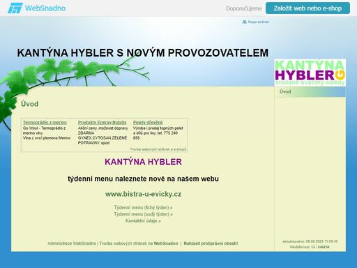 www.kantynahybler.cz
