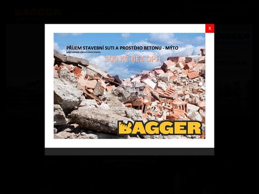 bagger, a.s. je česká firma, která vznikla v roce 2002. vedle zemních prací provádíme i stavební práce a práce na vodohospodářských stavbách. díky široké praxi, vysoké odborné úrovni práce, dodržování požadované kvality díla a plnění smluvních podmínek využilo našich služeb již mnoho zákazníků.